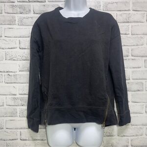 Athleta Cityscape Pullover Side Zippers Sweatshirt XS